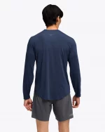 Hoka Básica Manga Larga Azul - Imagen 3