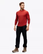 Hoka Básica Manga Larga Rojo - Imagen 2