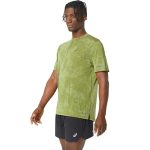 Asics Metarun Pattern 1/2 Zip SS Top Verde - Imagen 4