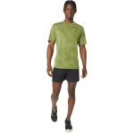 Asics Metarun Pattern 1/2 Zip SS Top Verde - Imagen 7