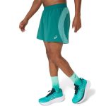 Asics Road Shorts Verde - Imagen 4