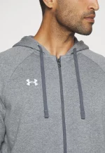 Under Armour Rival Fleece Sudadera con Cremallera Gris - Imagen 5