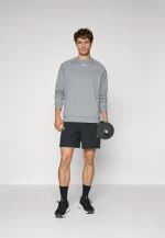 Under Armour Rival Fleece Sudadera Gris - Imagen 2