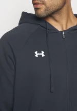Under Armour Rival Fleece Sudadera con Cremallera Negro - Imagen 4