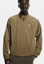 On Zip Chaqueta Fina Marrón