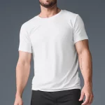 Alo Camiseta de Manga Corta Cuello Redondo Reform Conquer Blanco