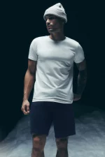 Alo Camiseta de Manga Corta Cuello Redondo Reform Conquer Blanco - Imagen 6