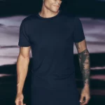 Alo Camiseta de Manga Corta Cuello Redondo Reform Conquer Azul