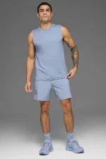 Alo Camiseta de Tirantes con Manga a la Sisa Conquer Azul - Imagen 2