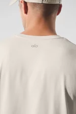 Alo Camiseta de Manga Larga y Cuello Redondo Reform Conquer Blanco - Imagen 4