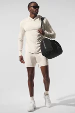 Alo Camiseta de Manga Larga con Capucha Reform Conquer Blanco - Imagen 5