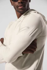 Alo Camiseta de Manga Larga con Capucha Reform Conquer Blanco - Imagen 4