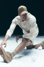 Alo Camiseta de Manga Larga con Capucha Reform Conquer Blanco - Imagen 6