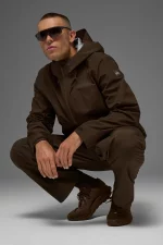 Alo Chaqueta Alpha Shell Marrón - Imagen 2