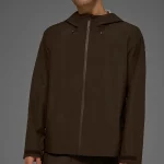 Alo Chaqueta Alpha Shell Marrón