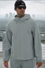 Alo Chaqueta Alpha Shell Gris - Imagen 7