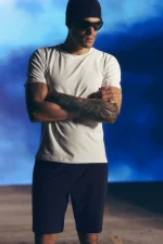 Alo Pantalón Corto Repetition Azul - Imagen 4