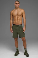 Alo Pantalón Corto Repetition Verde - Imagen 5