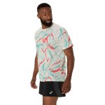 Asics Road Aop SS Top Blanco - Imagen 4