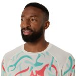 Asics Road Aop SS Top Blanco - Imagen 2