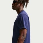 Nike Dri-Fit UV Miler Short Sleeve Tee Azul - Imagen 4