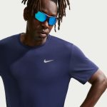 Nike Dri-Fit UV Miler Short Sleeve Tee Azul - Imagen 5