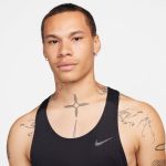 Nike Dri-Fit Fast Singlet Negro - Imagen 2