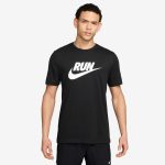 Nike Dri-Fit Run Division AOP SS Tee Negro