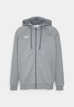 Under Armour Rival Fleece Sudadera con Cremallera Gris - Imagen 8