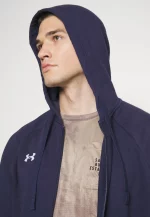 Under Armour Rival Fleece Sudadera con Cremallera Azul - Imagen 5
