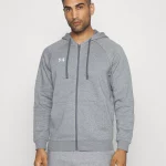 Under Armour Rival Fleece Sudadera con Cremallera Gris