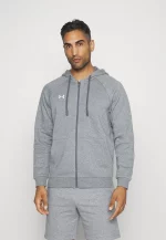 Under Armour Rival Fleece Sudadera con Cremallera Gris