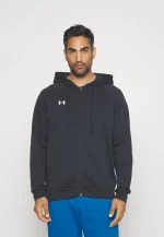 Under Armour Rival Fleece Sudadera con Cremallera Negro
