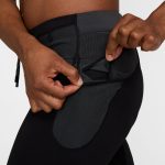 Nike Dri-Fit ADV Lavaloops Half Tights Negro - Imagen 5