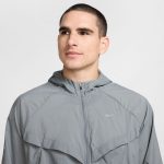 Nike Dri-Fit Stride UV Running Jacket Gris - Imagen 2