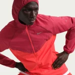Nike Dri-Fit Stride UV Running Jacket Rojo - Imagen 6