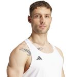 Adidas Adizero E Singlet Blanco - Imagen 4