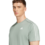 Adidas Own The Run E 3S T-Shirt Verde - Imagen 4