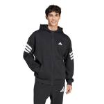 Adidas FI 3S FZ Hoodie Negro - Imagen 2