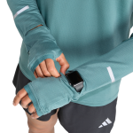 Adidas ADI365 Warm Half-Zip Shirt Verde - Imagen 5
