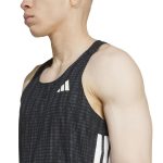 Adidas Adizero Singlet Negro - Imagen 4