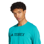 Adidas Terrex SS Tee Turquesa - Imagen 2