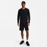 Nike Dri-Fit UV Miler Long Sleeve Tee Negro - Imagen 4