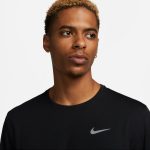 Nike Dri-Fit UV Miler Long Sleeve Tee Negro - Imagen 2
