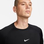 Nike PRO Warm Long Sleeve Tee Negro - Imagen 2