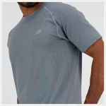 New Balance Knit Tee Gris - Imagen 2