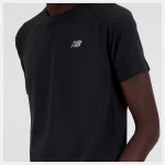 New Balance Knit Tee Negro - Imagen 2