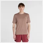 New Balance Athletics Tee Marrón