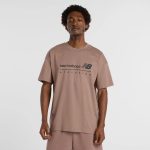 New Balance Linear Grapfic SS Tee Marrón