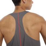 New Balance Race Day Ultra Light Singlet Gris - Imagen 2